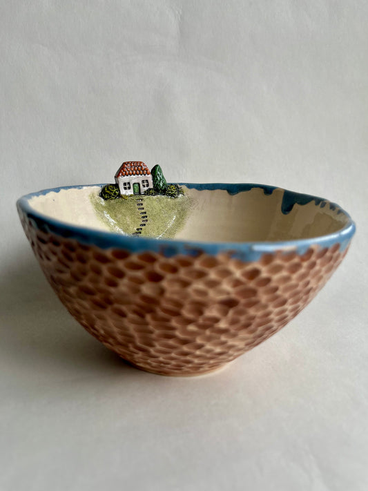 Mediterranean Style White House Soup/salad Bowl