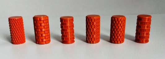 Texture rollers (set of 6) - size #1 (small)