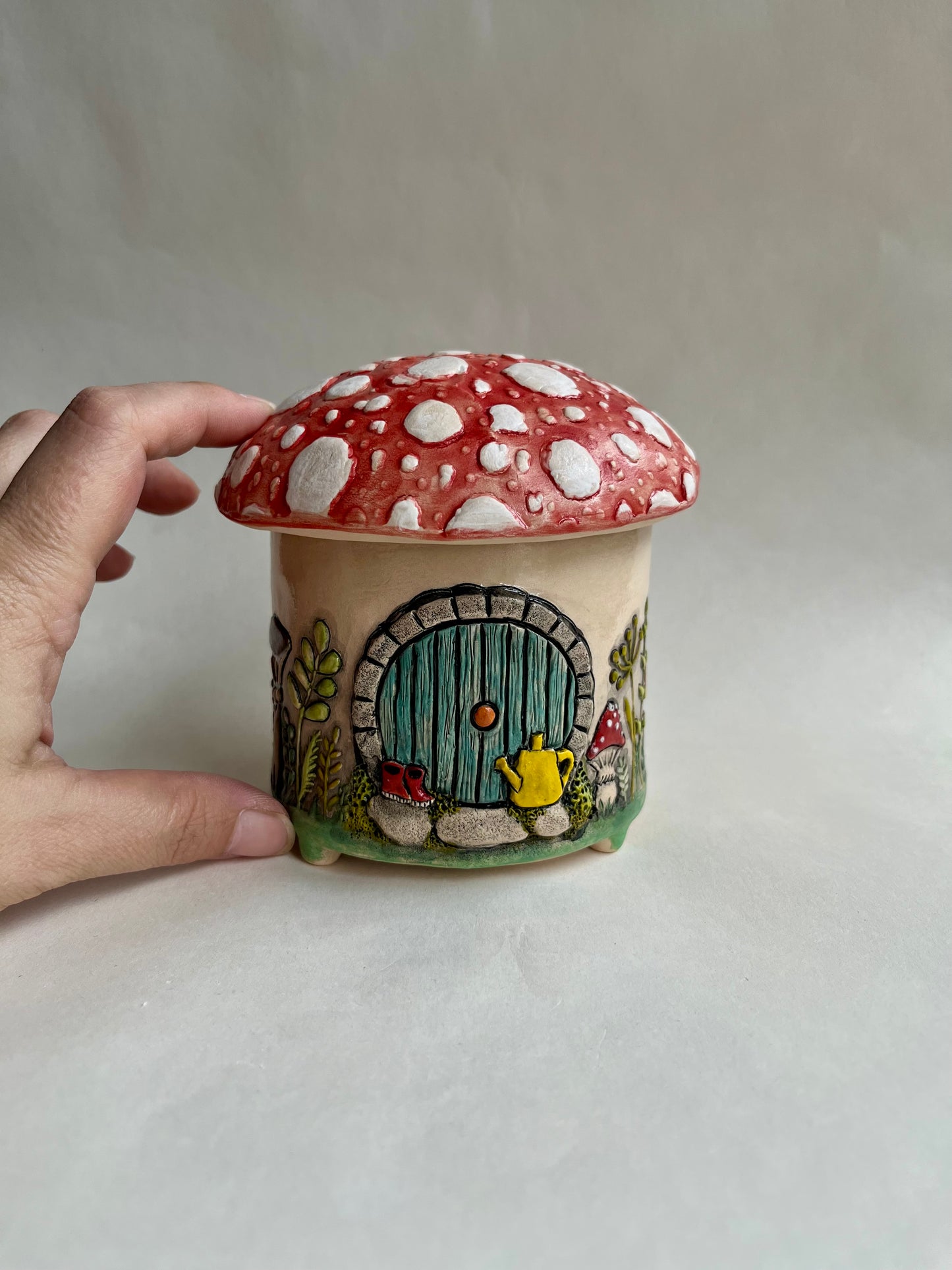 Mushroom Storage Jar - 350ml / 12oz