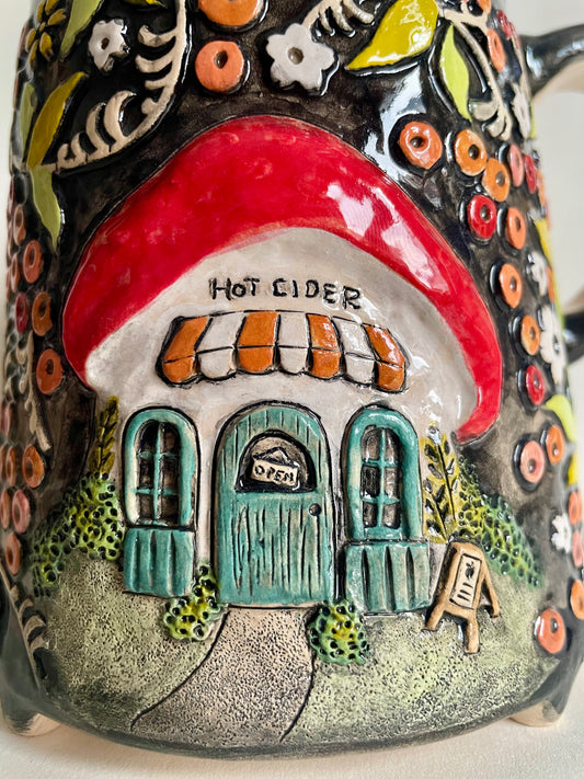 Hot Cider Mushroom cottage mug 550ml / 18.5 oz