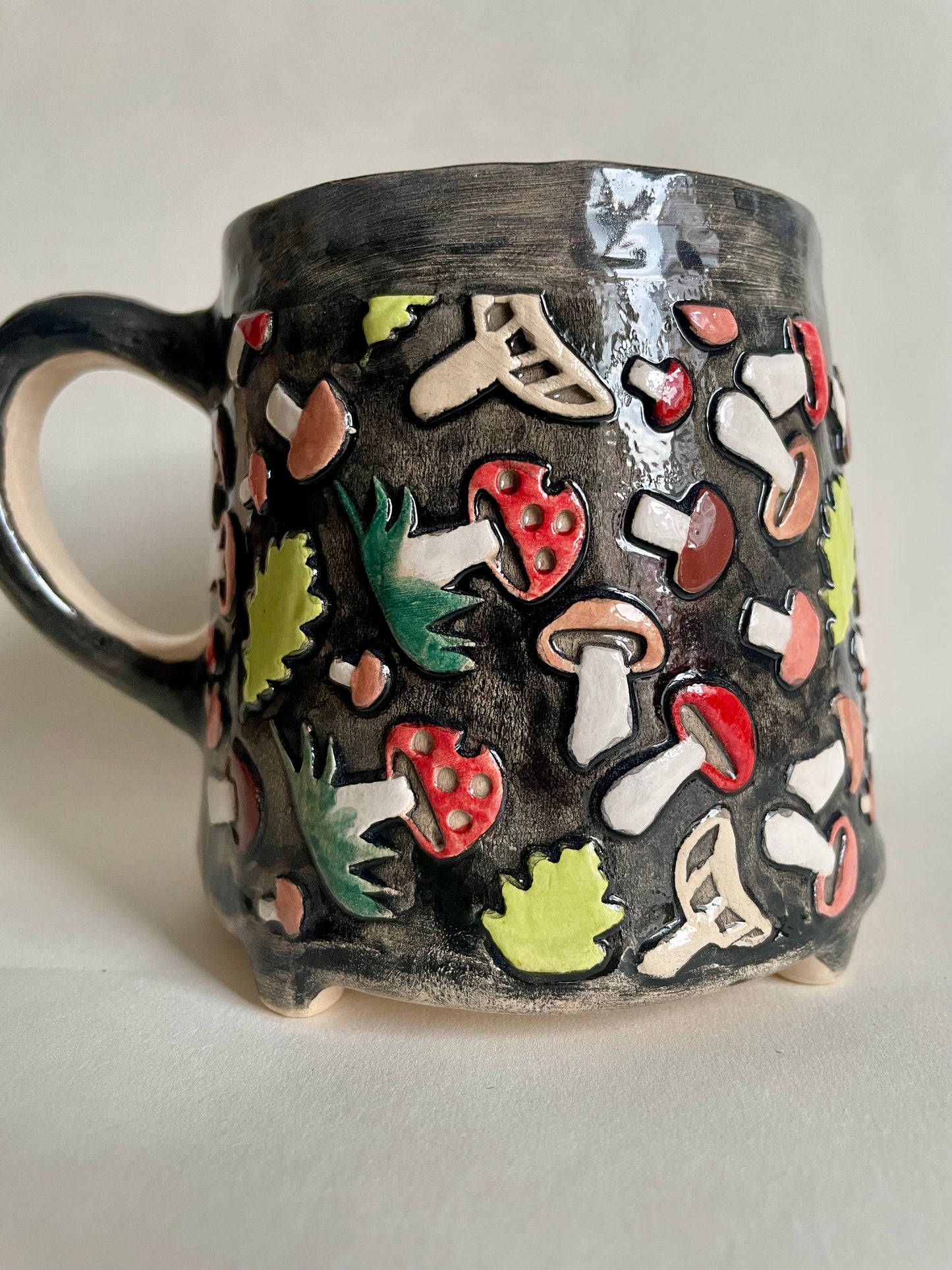 Woodland Bistro Mushroom cottage mug 350ml/ 12 oz