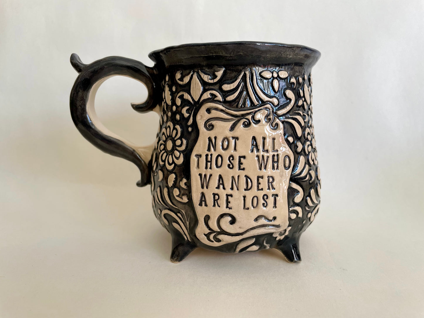 NEW! Not all those who wander are lost mug, 500ml / 17oz