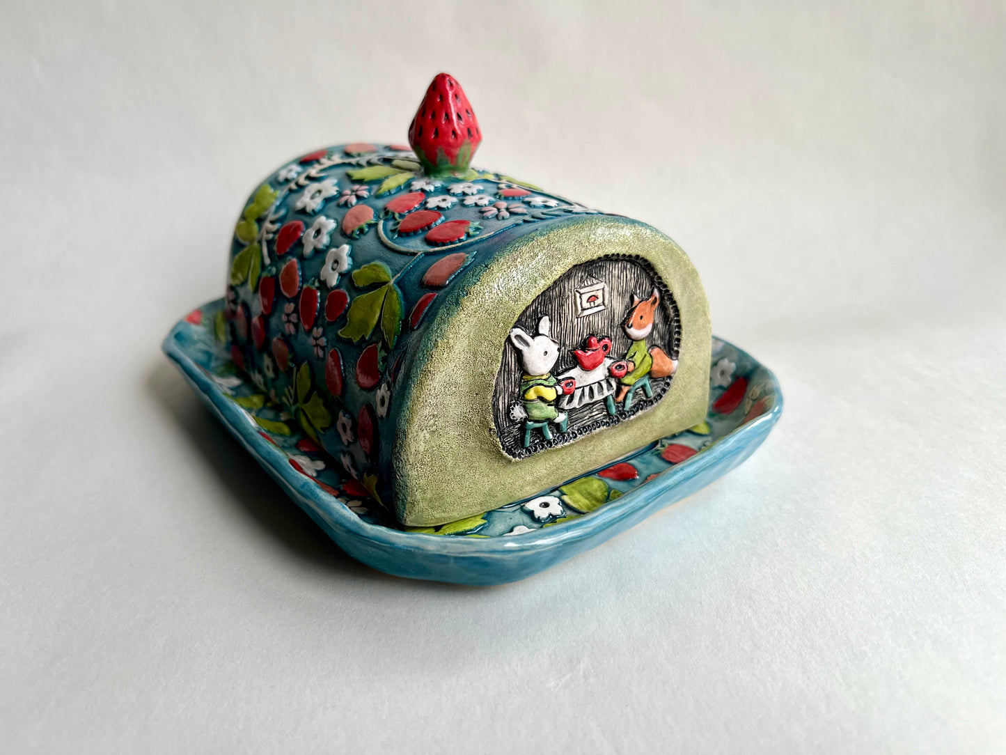 The Woodland Home Butter Dish