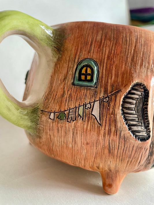 Pumpkin house soup mug 450ml / 16 oz