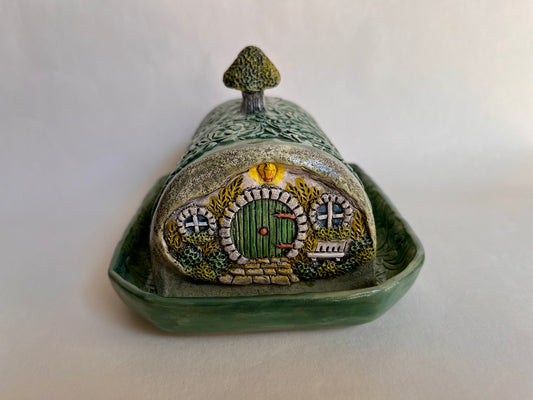 Hobbit butter dish