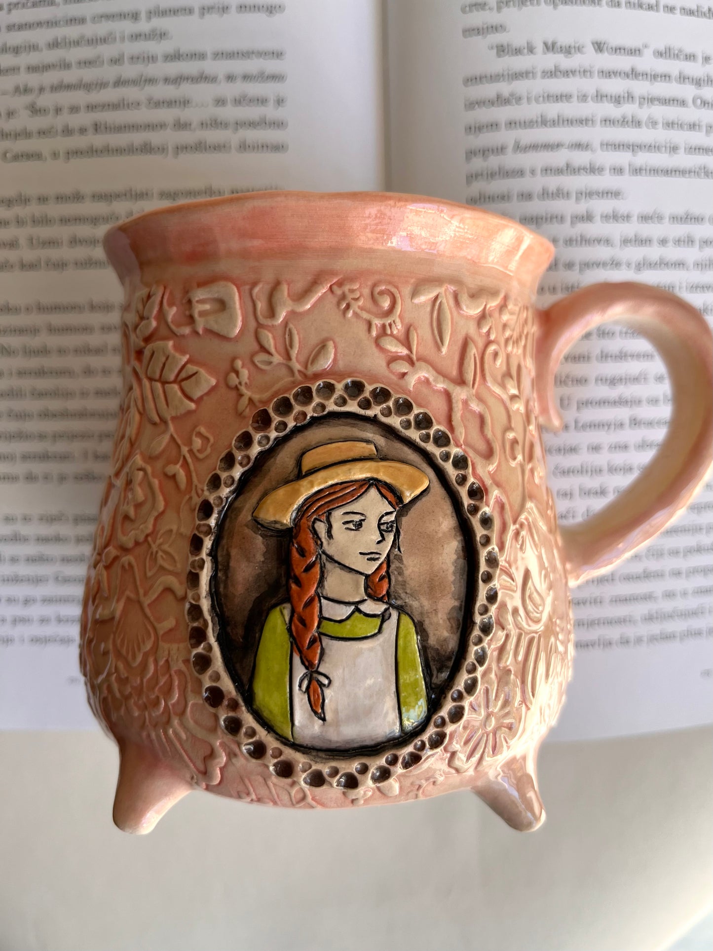 Anne Shirley "Kindred Spirit" Mug - Hand-Painted Portrait - The Literary Muse Collection mug 470 ml / 16 oz