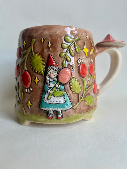 Rosa and The Rosehip Harvest mug 360 ml/ 12 oz
