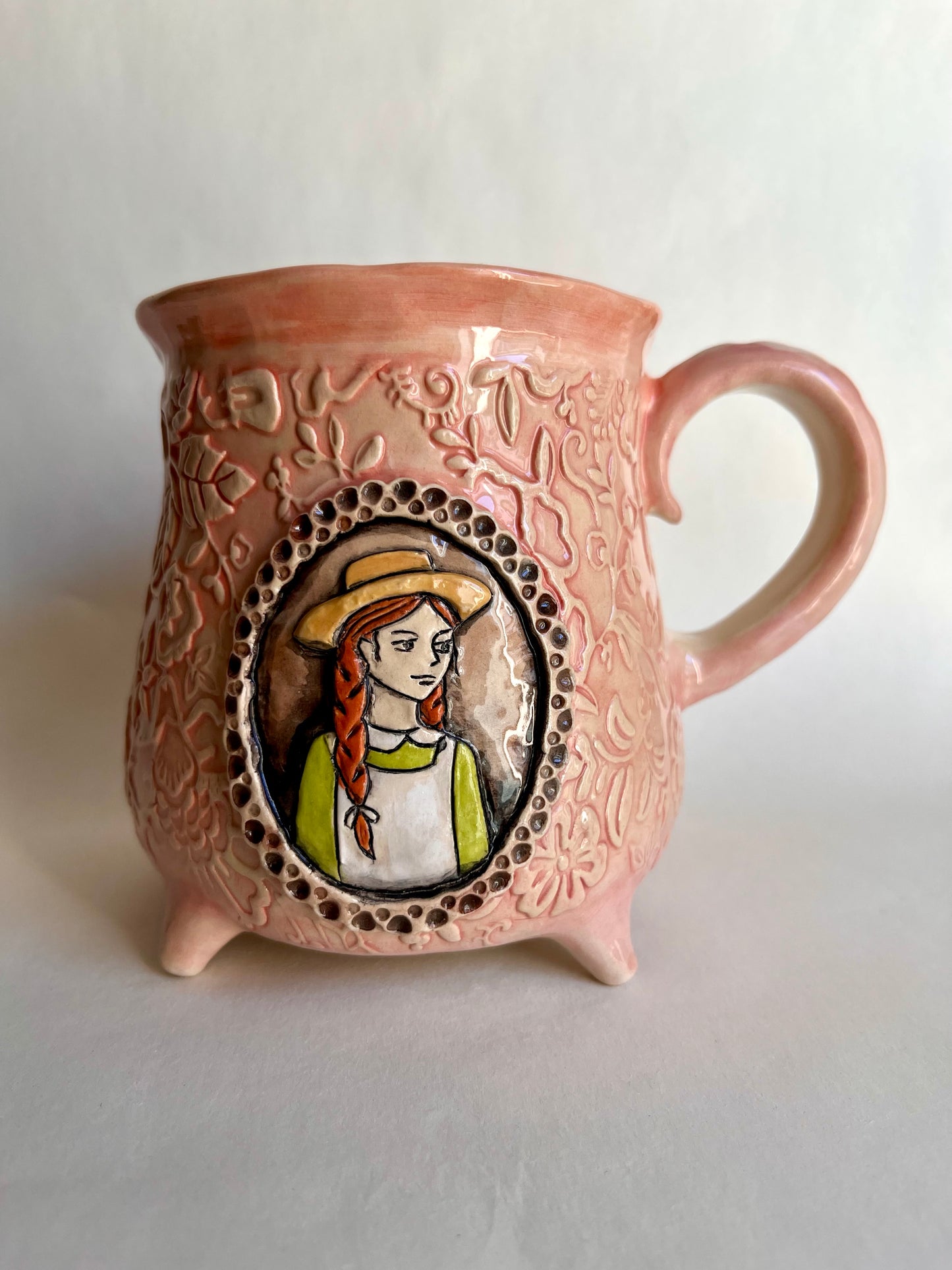 Anne Shirley "Kindred Spirit" Mug - Hand-Painted Portrait - The Literary Muse Collection mug 470 ml / 16 oz