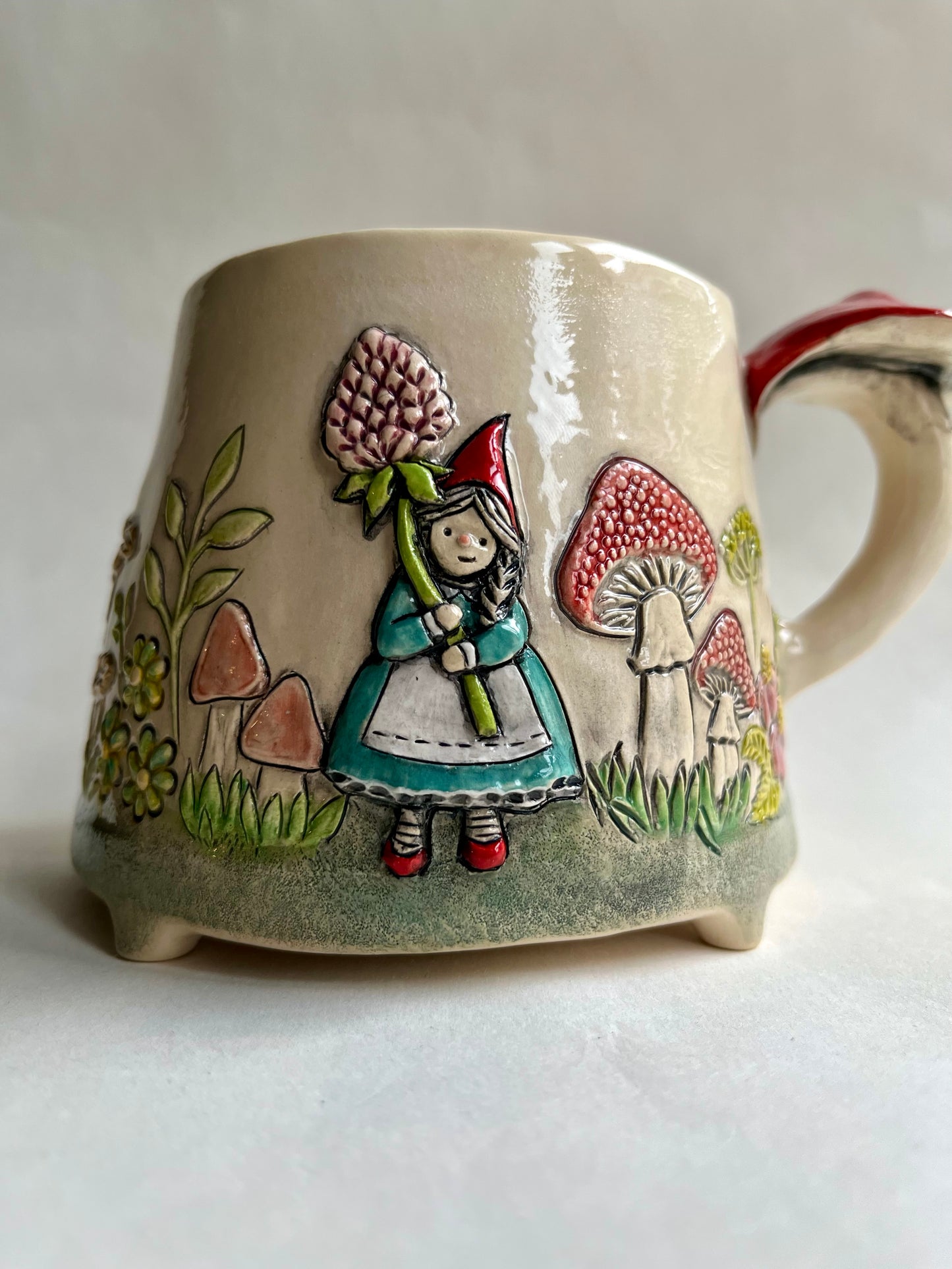 Rosa and The Pink Clover Blossom Mug 470 ml / 16 oz