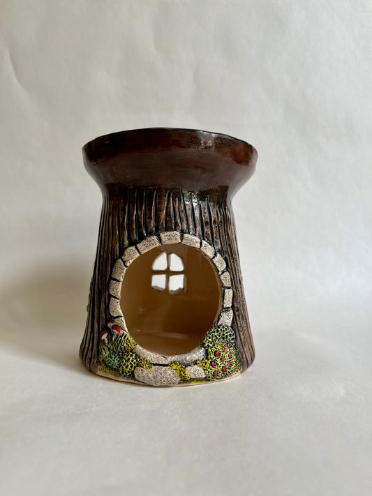 Aroma burner - Dark Brown Shire lamp post