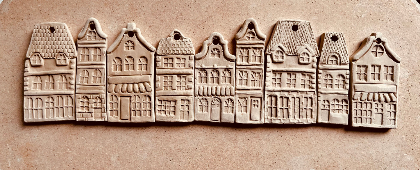 Windows stamp set for clay (15pcs)