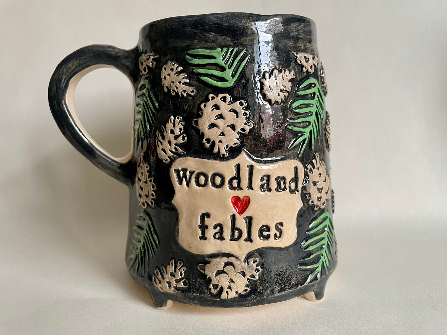 Mocha & Books Cafe Mushroom cottage mug 550ml / 18.5 oz