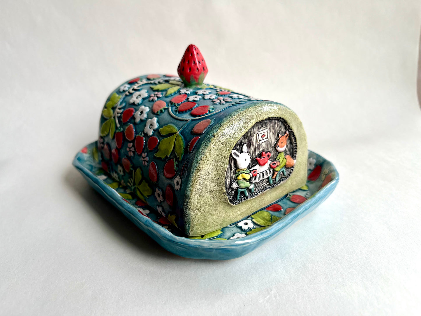 The Woodland Home Butter Dish