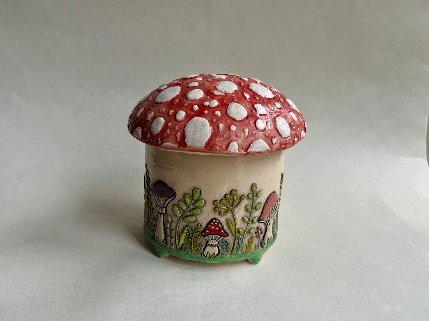 Mushroom Storage Jar - 350ml / 12oz