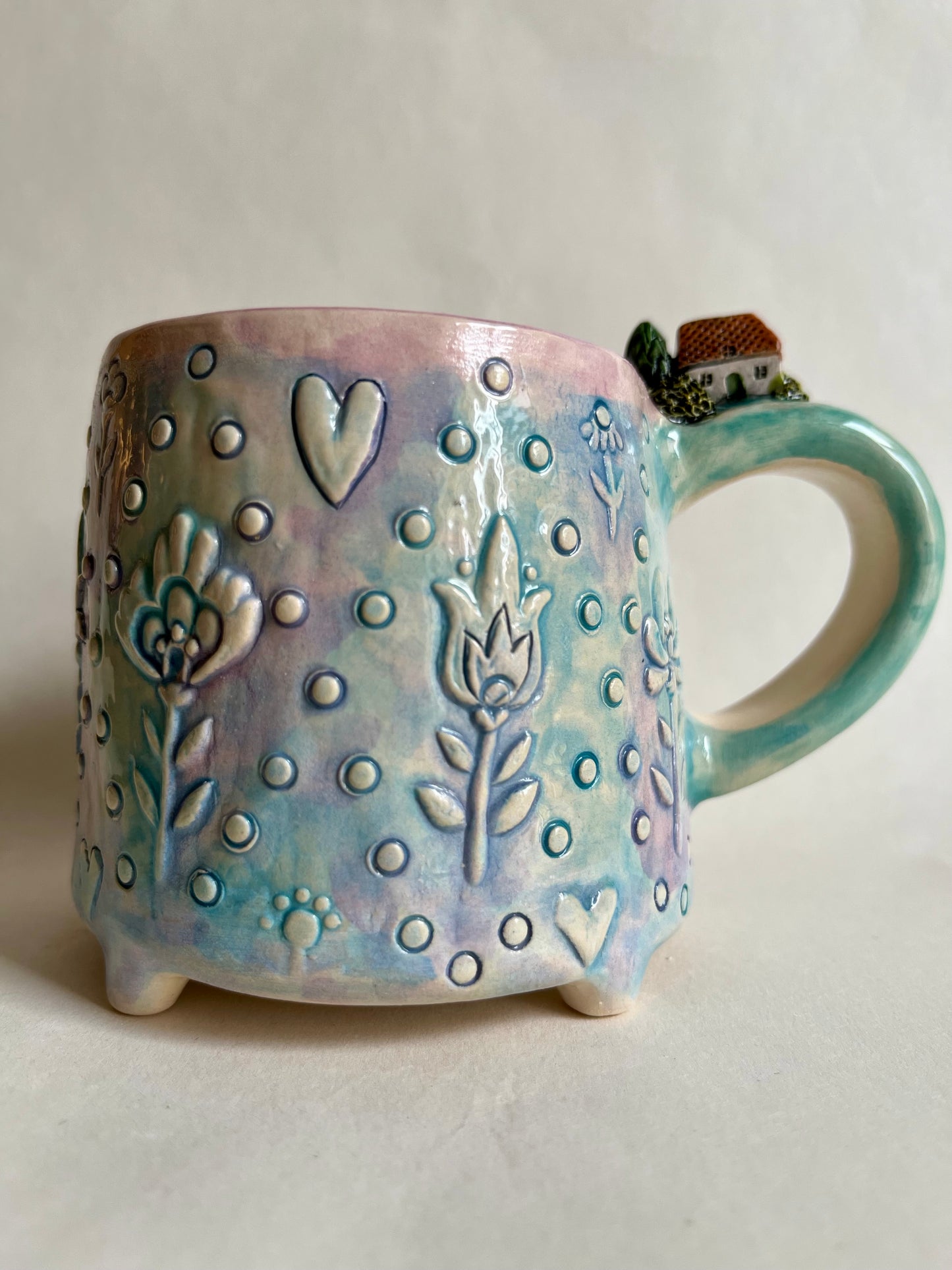 House on a handle mug 240ml / 8 oz