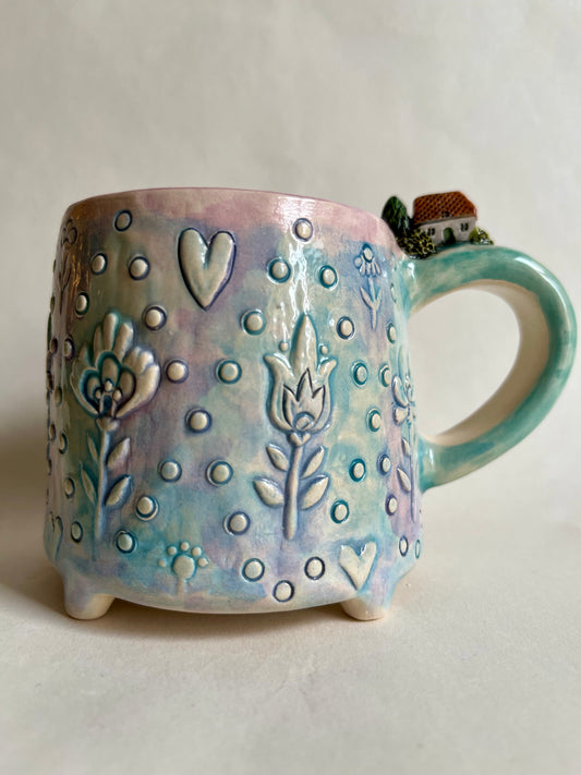 House on a handle mug 240ml / 8 oz