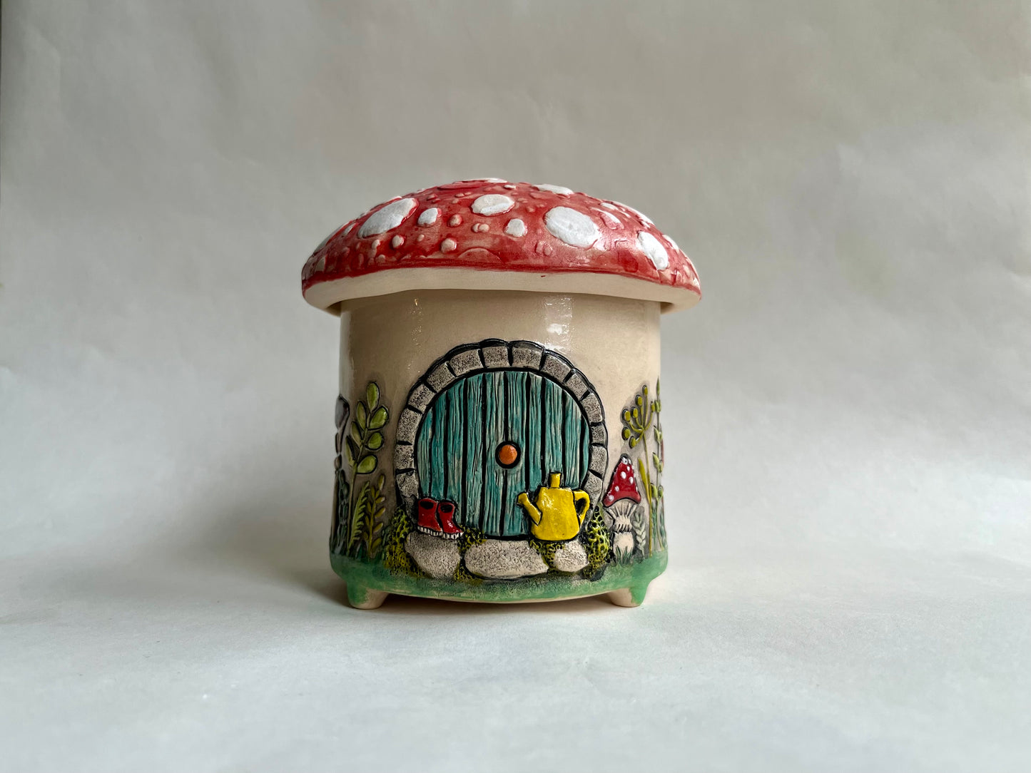 Mushroom Storage Jar - 350ml / 12oz