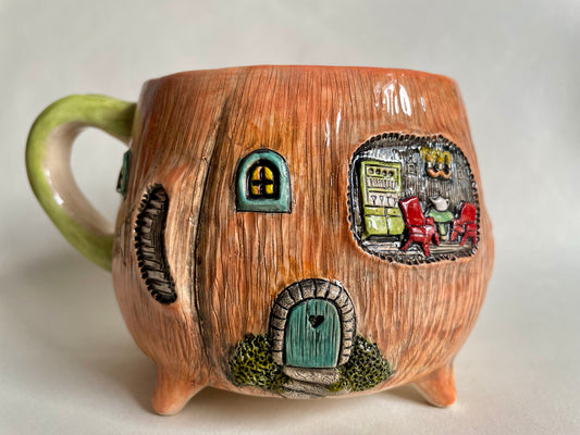 Pumpkin house soup mug 450ml / 16 oz