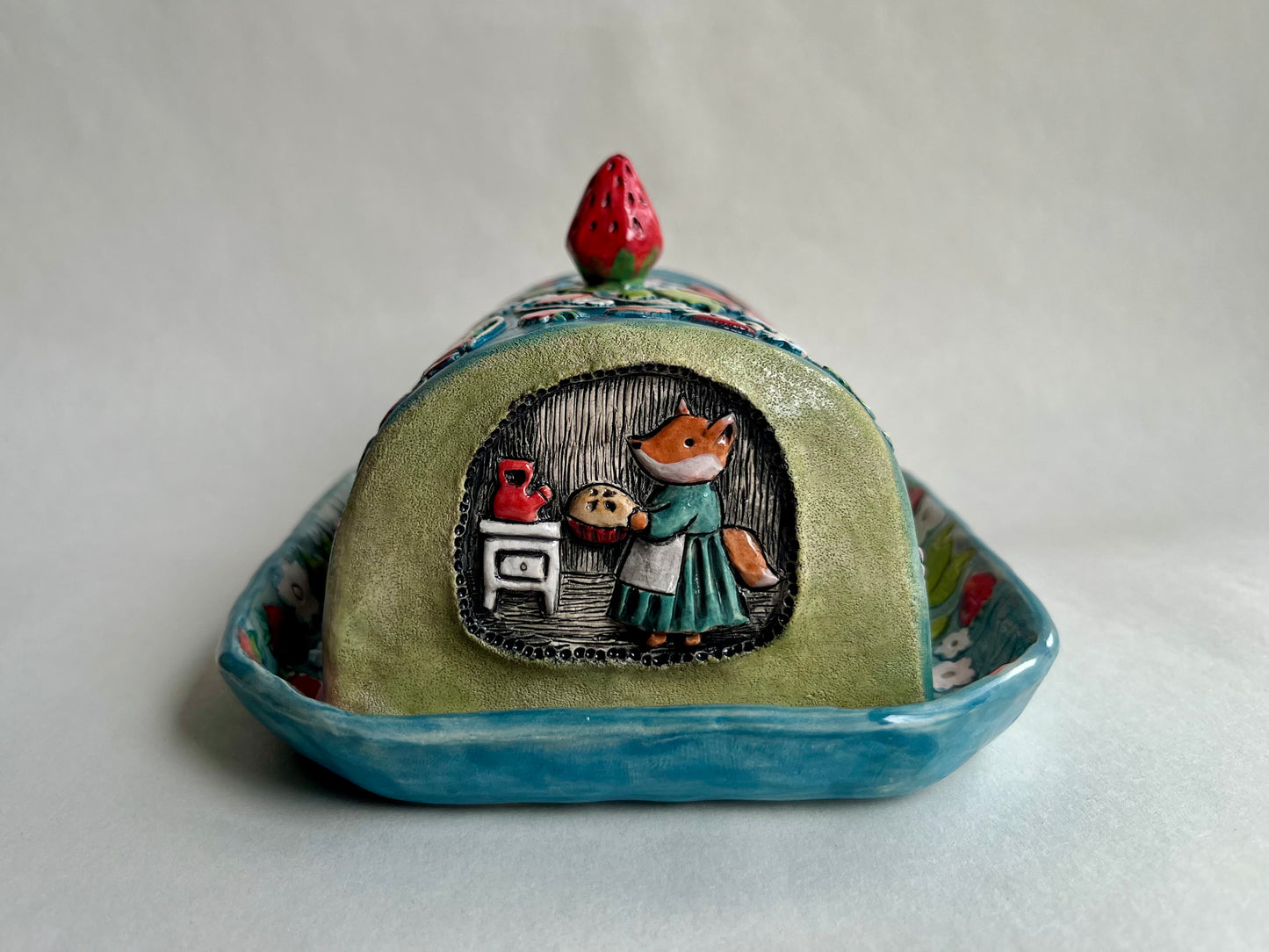 The Woodland Home Butter Dish