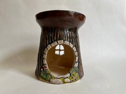 Aroma burner - Dark Brown Shire lamp post