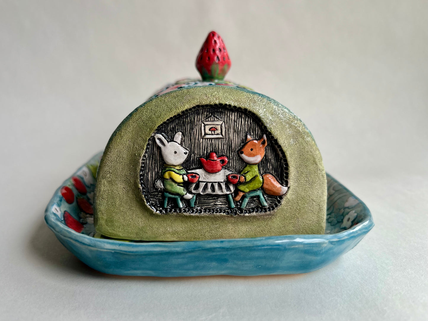 The Woodland Home Butter Dish