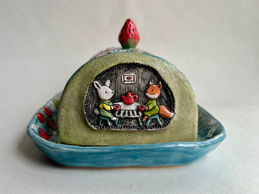 The Woodland Home Butter Dish