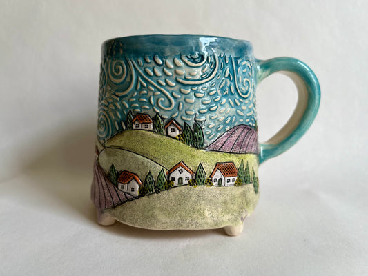 Summer village mug 350ml / 12 oz