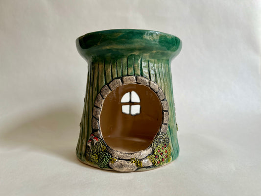 Aroma burner - Aged Green Shire lamp post