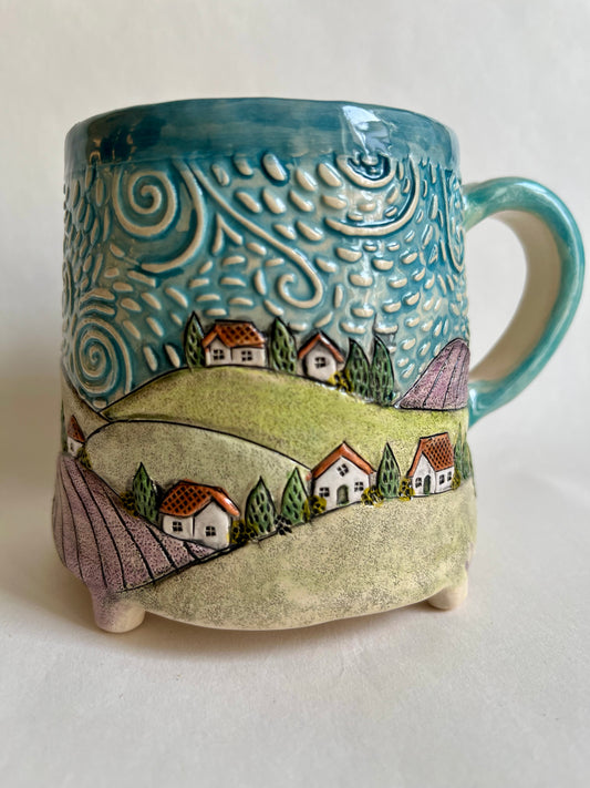 Summer village mug 350ml / 12 oz