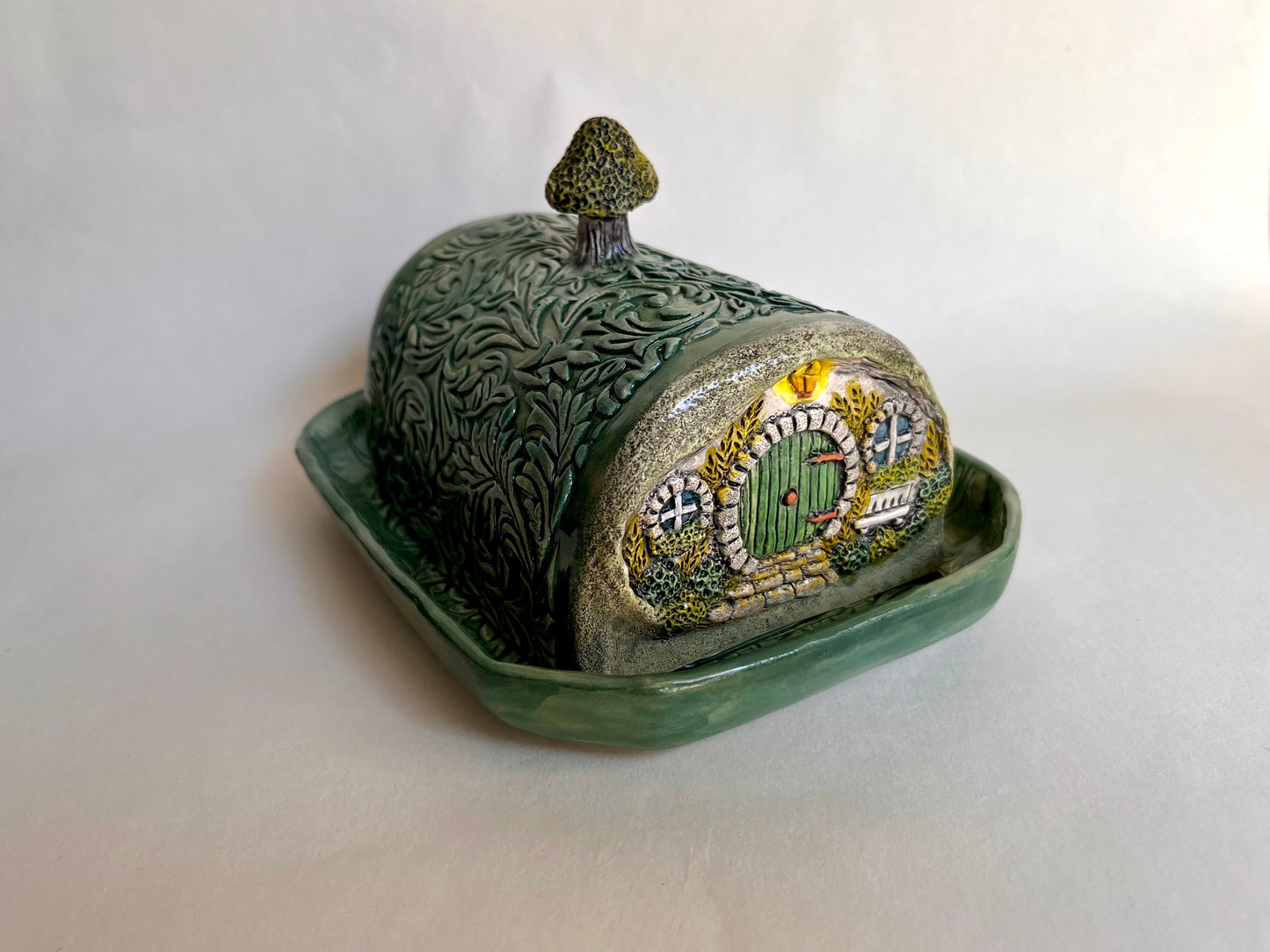 Hobbit butter dish