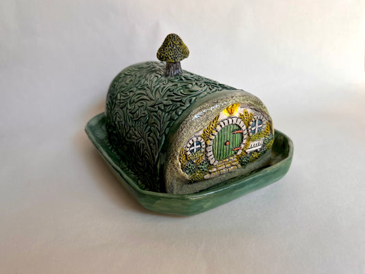 Hobbit butter dish