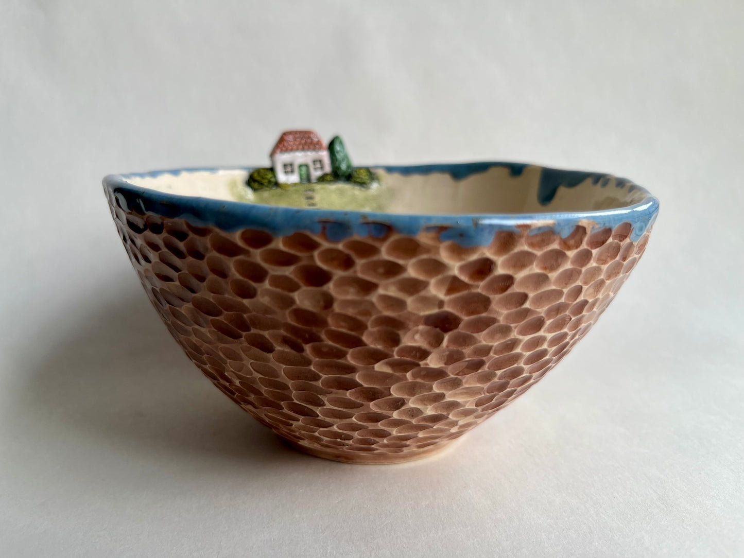 Mediterranean Style White House Soup/salad Bowl