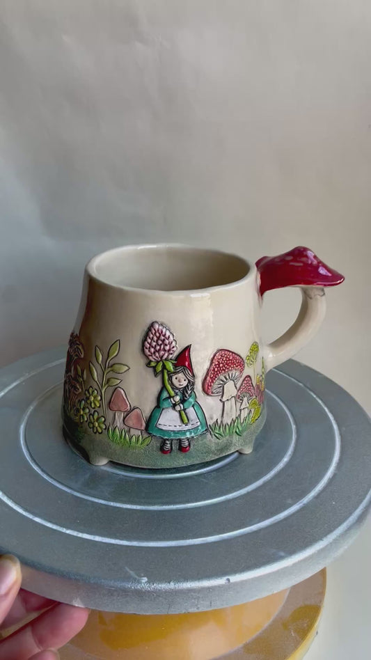 Rosa and The Pink Clover Blossom Mug 470 ml / 16 oz